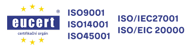 Certifikace EUCERT ISO9001, ISO14001, ISO45001, ISO/IEC27001